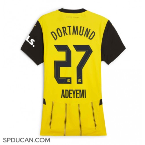 Zenski Nogometni Dres Borussia Dortmund Karim Adeyemi #27 Domaci 2024-25 Kratak Rukav